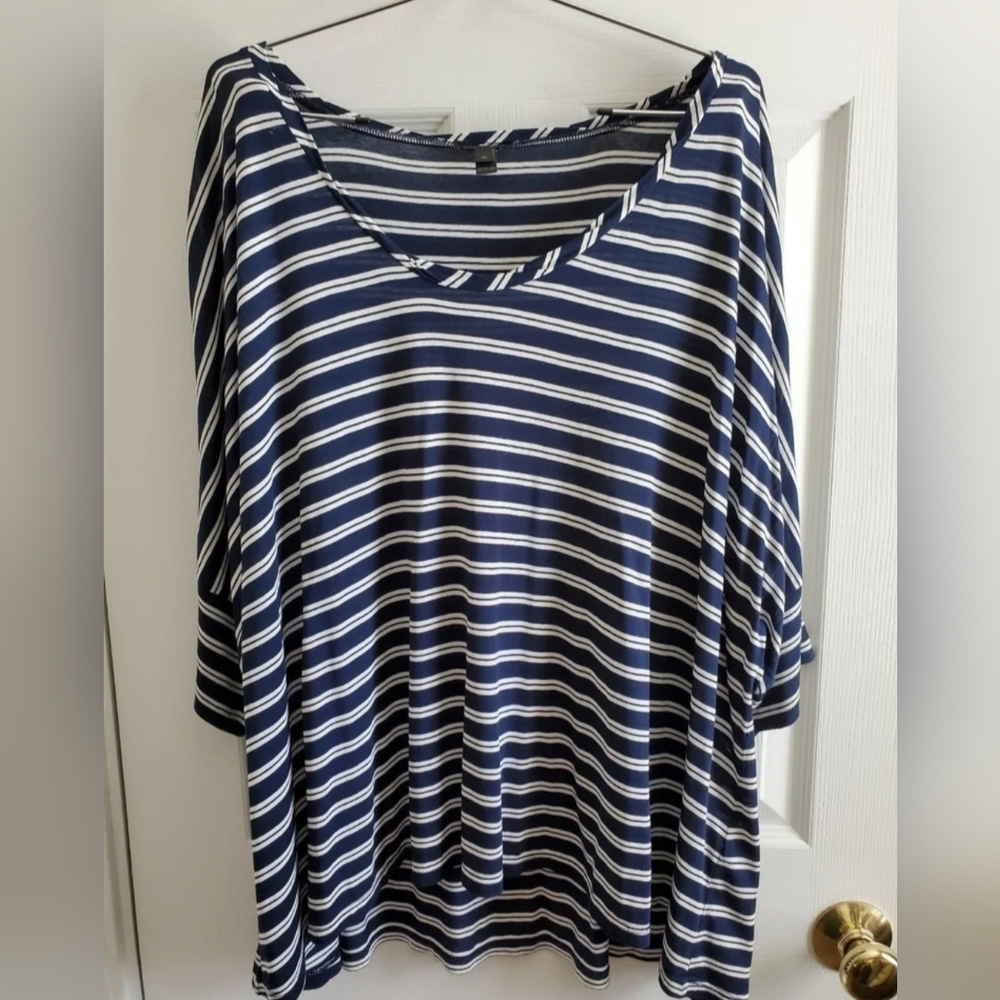 J Crew Womens Stripe Top XL.
